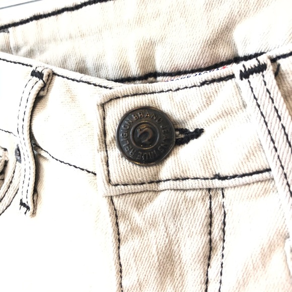 True Religion RARE bell bottom western jeans sz 26 - Picture 4 of 15